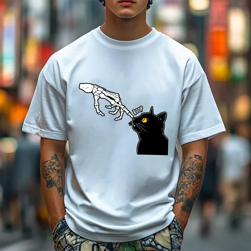 Spooky Boop Black Cat Classic T-Shirt