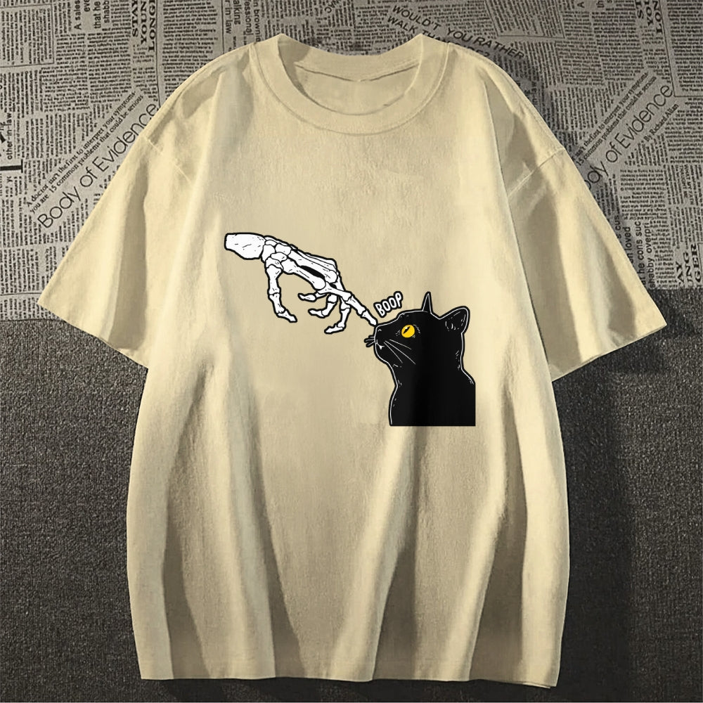 Spooky Boop Black Cat Classic T-Shirt
