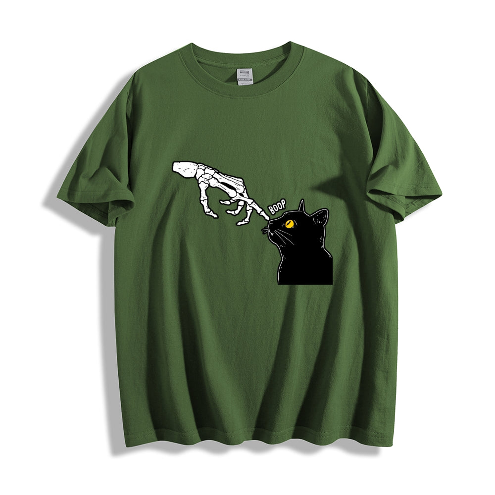 Spooky Boop Black Cat Classic T-Shirt