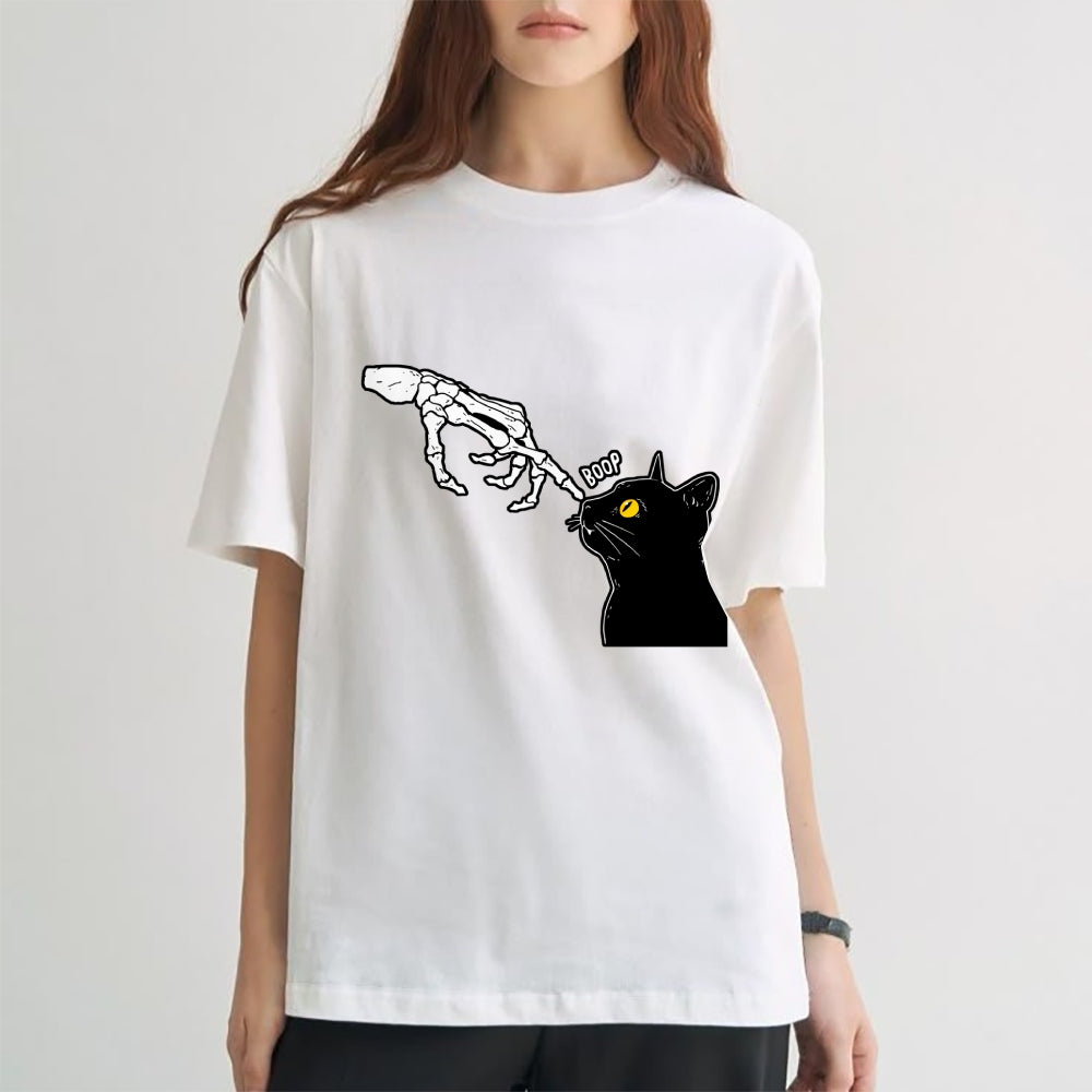 Spooky Boop Black Cat Classic T-Shirt