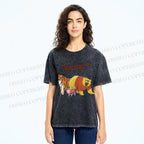 Unisex Winnie The Pooh Printed Washed Tee