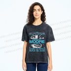 Unisex Moopie Poster Printed Washed Tee