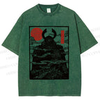 Unisex Star Wars Japanese Style Printed Washed Tee