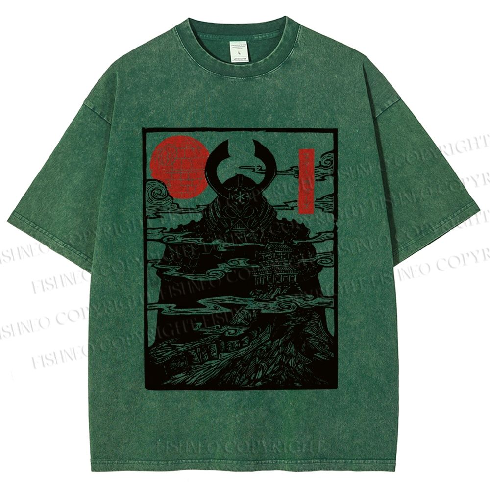 Unisex Star Wars Japanese Style Printed Washed Tee