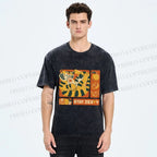 Unisex Stay Zesty Tiger Printed Washed Tee
