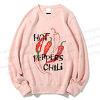 Unisex Hot Peppers Chili Printed Sweatshirt
