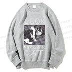 Unisex Look Narssistic Cat Printed Sweatshirt