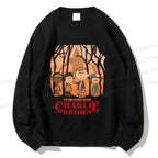 Unisex Charlie Brown in Wood Printed Sweatshirt