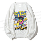 Unisex Chic Girl Poster Printed Sweatshirt