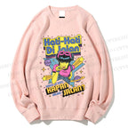 Unisex Chic Girl Poster Printed Sweatshirt