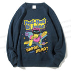 Unisex Chic Girl Poster Printed Sweatshirt
