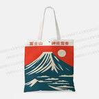 Mount Fuji Japanese Style Tote Bag