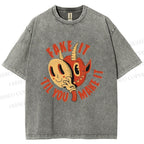 Unisex Fake It 'Til You Make It Printed Washed Tee