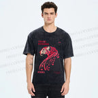 Unisex Pink Panther Yayoi Kusama Printed Washed Tee