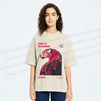 Unisex Pink Panther Yayoi Kusama Printed Washed Tee