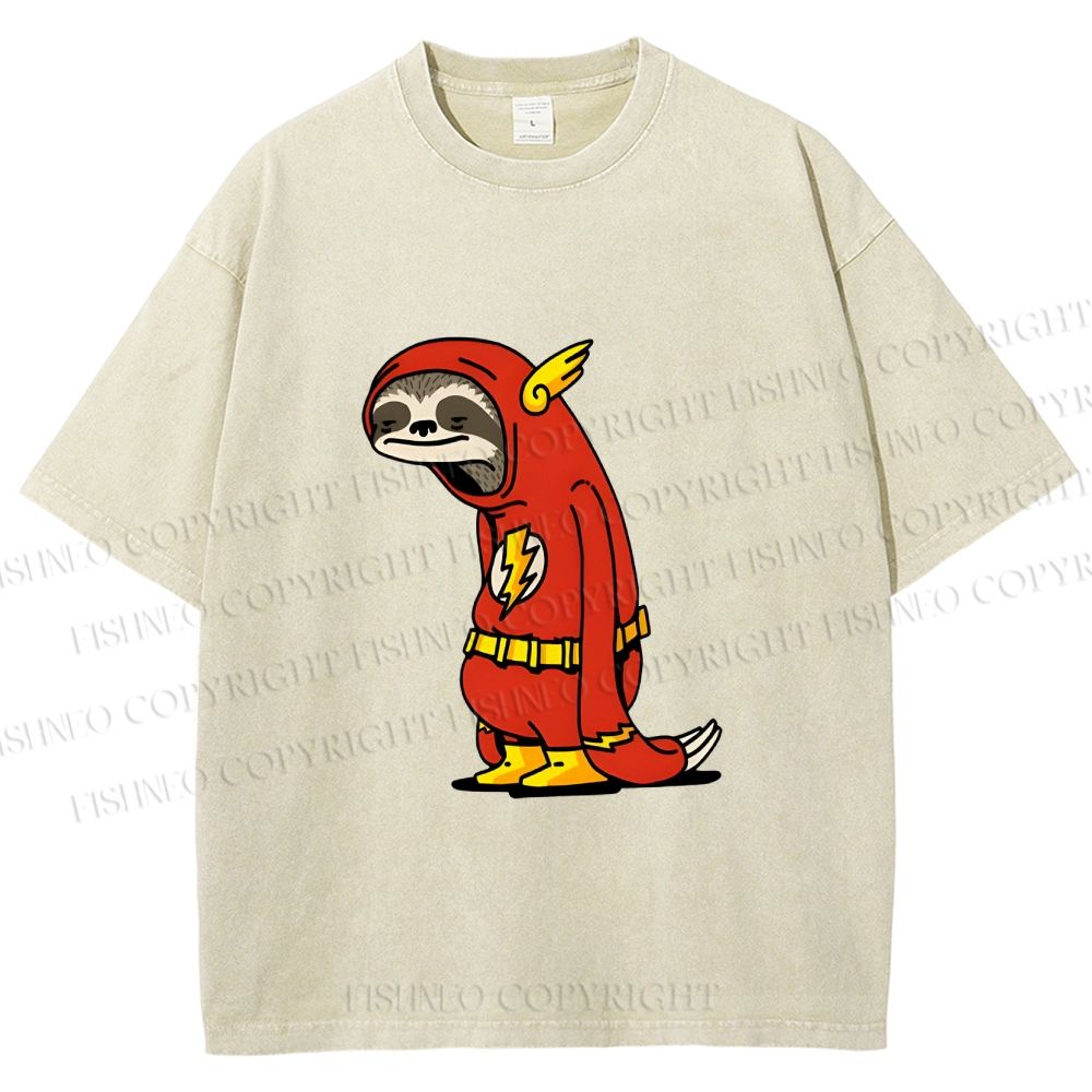 Unisex Yayoi Kusama Flash Printed Washed Tee