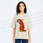 Unisex Yayoi Kusama Flash Printed Washed Tee