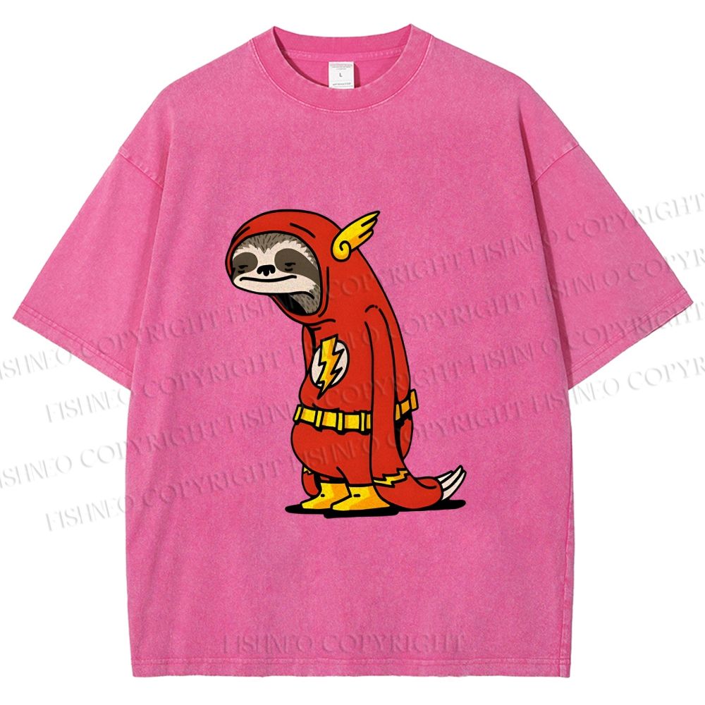 Unisex Yayoi Kusama Flash Printed Washed Tee