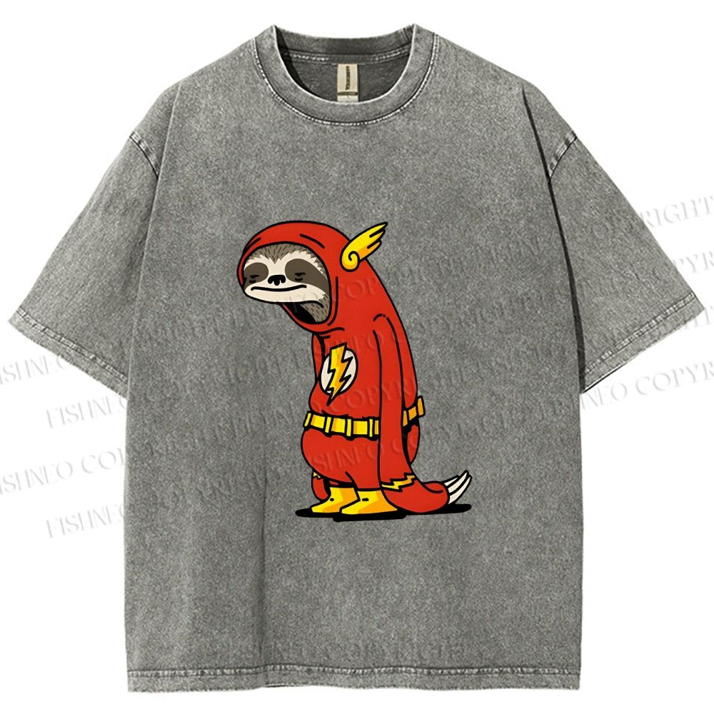 Unisex Yayoi Kusama Flash Printed Washed Tee