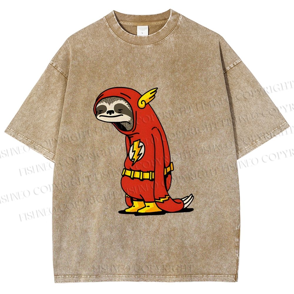 Unisex Yayoi Kusama Flash Printed Washed Tee