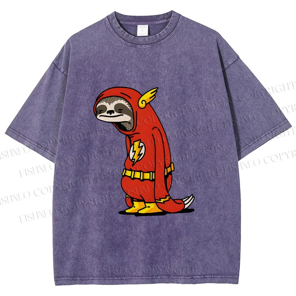 Unisex Yayoi Kusama Flash Printed Washed Tee