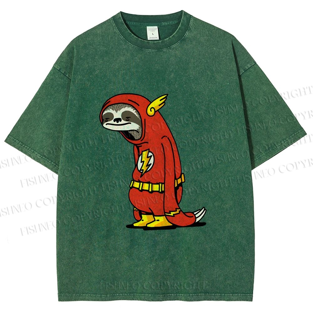 Unisex Yayoi Kusama Flash Printed Washed Tee