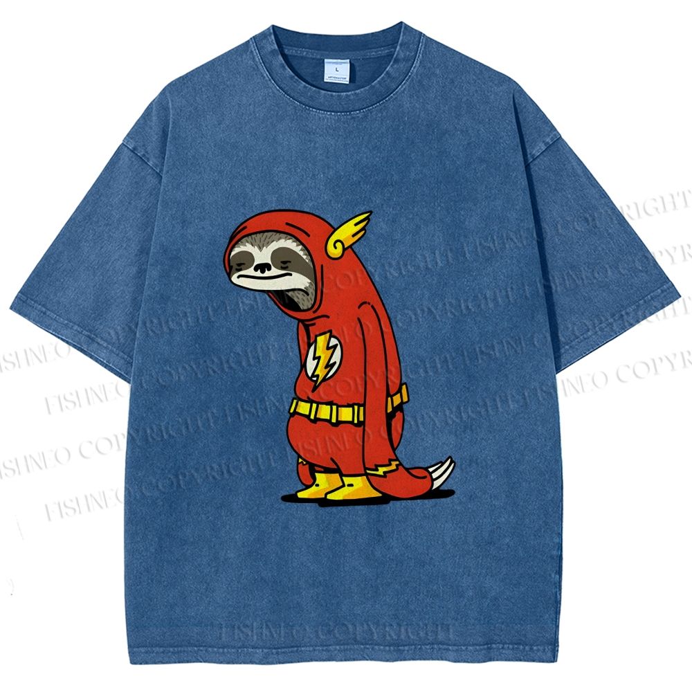 Unisex Yayoi Kusama Flash Printed Washed Tee
