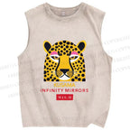 Unisex Yayoi Kusama Printed Washed Tank Top
