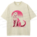 Unisex Pink Panther Printed Washed Tee
