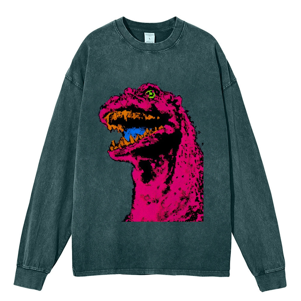 Unisex Neon Roar Vintage Washed Sweatshirts