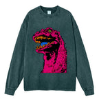 Unisex Neon Roar Vintage Washed Sweatshirts