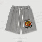 Tiger Osaka Printed Washed Vintage Shorts