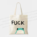 Fuck Frog Printed Tote Bag