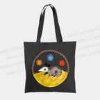 Cute Opossum Printed Tote Bag