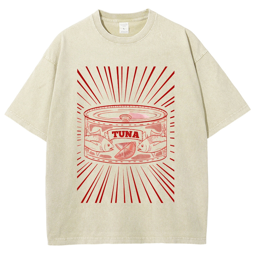 Canned Tuna Washed T-Shirt