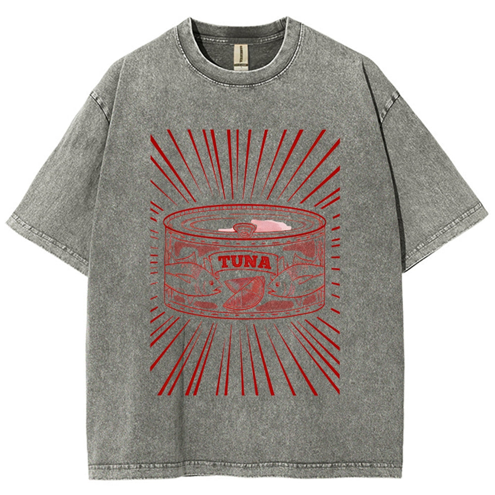Canned Tuna Washed T-Shirt