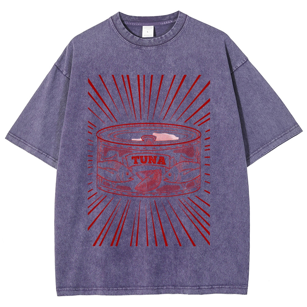 Canned Tuna Washed T-Shirt