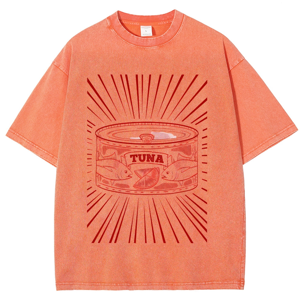 Canned Tuna Washed T-Shirt