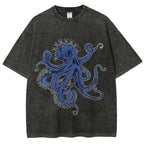 Pi Octopus Washed T-Shirt