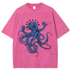 Pi Octopus Washed T-Shirt