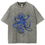 Pi Octopus Washed T-Shirt