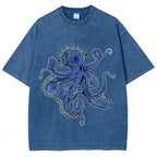 Pi Octopus Washed T-Shirt