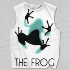 Unisex Art The Frog Printed Tank Top