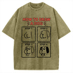 How to draw a dog Vintage Washed T-shirt