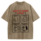 How to draw a dog Vintage Washed T-shirt
