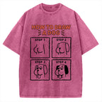 How to draw a dog Vintage Washed T-shirt