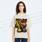 Unisex Kill Bill Printed Washed Tee
