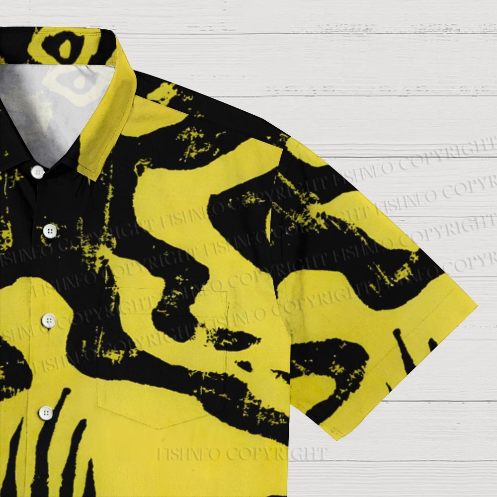 Artistic Octopus Fish Printed Men's Short-sleeved Shirts
