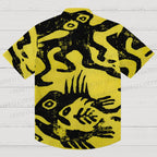 Artistic Octopus Fish Printed Men's Short-sleeved Shirts