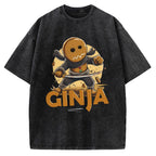 Unisex Ginja Ninja Vintage Washed T-shirt